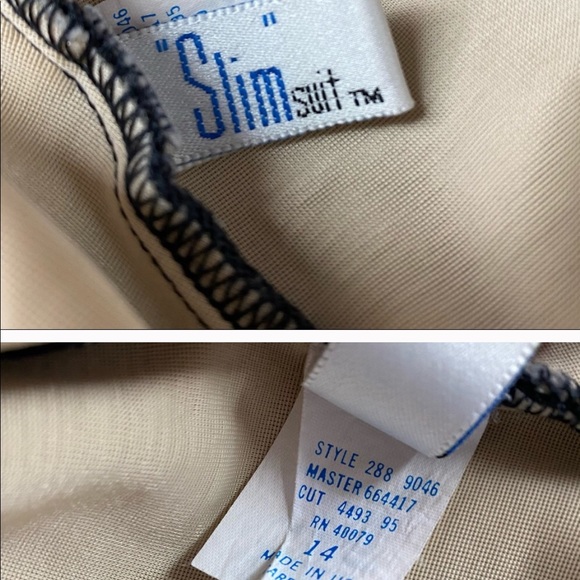 Vintage The SlimSuit Retro 90s Animal Print Bright - Picture 5 of 5